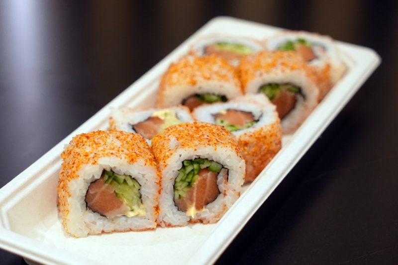 Spicy Salmon Cucumber Roll